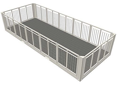 Imbisscontainer mit Außentreppe & Dachterrasse 20′