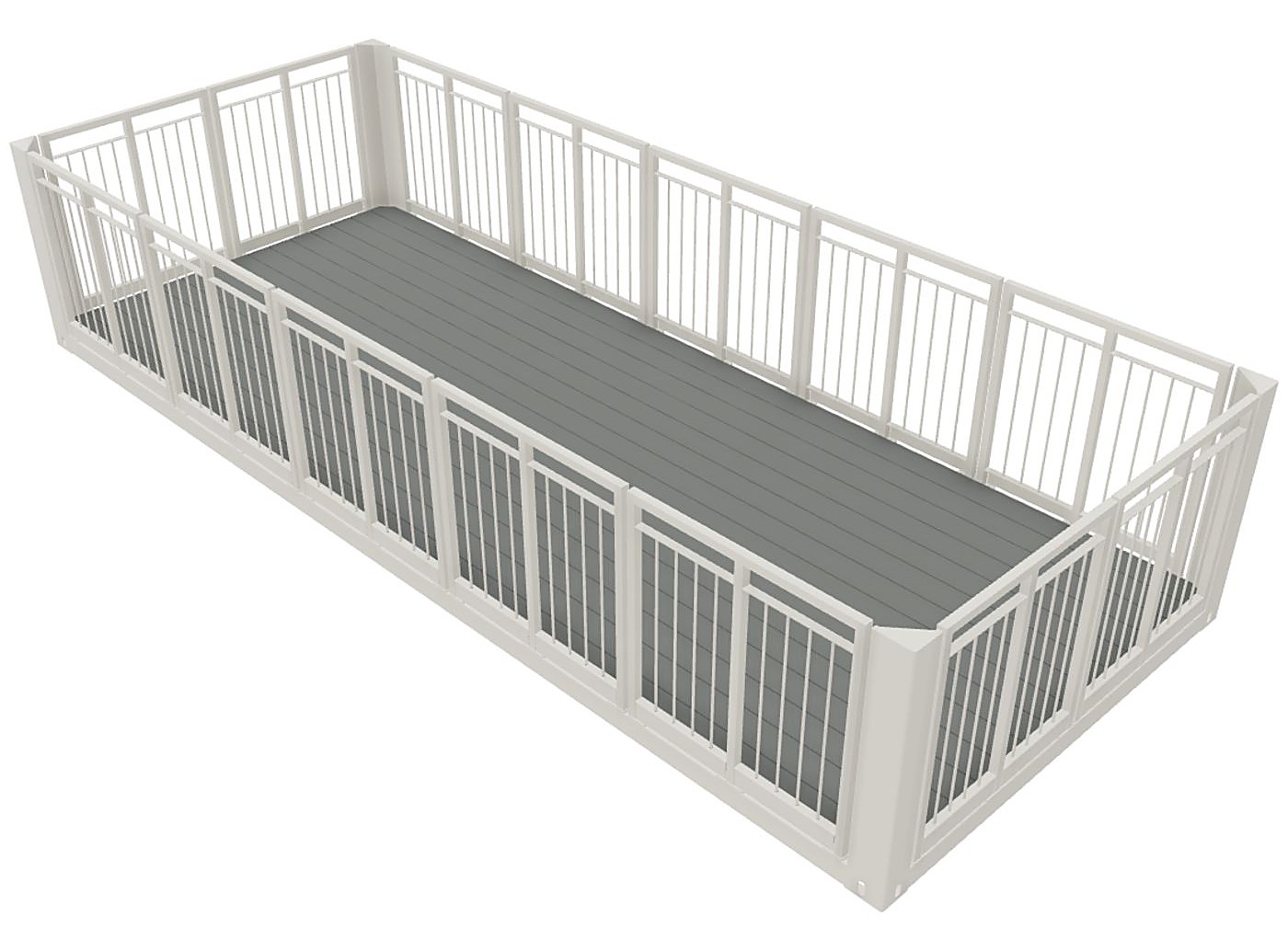 Terrassencontainer ohne Dach 20'