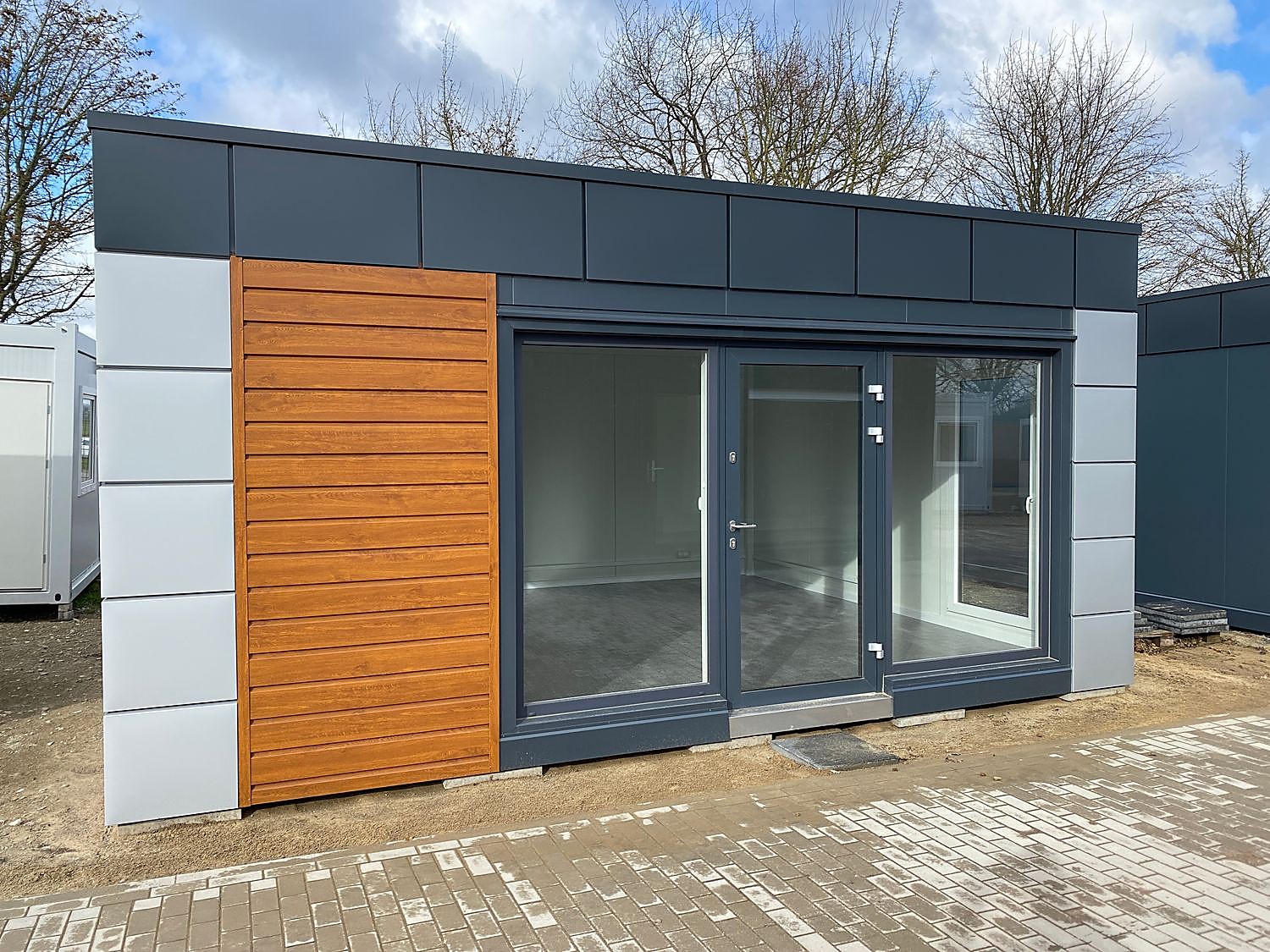 Premium Bürocontainer 6.000 × 5.000 mm (2 Module)