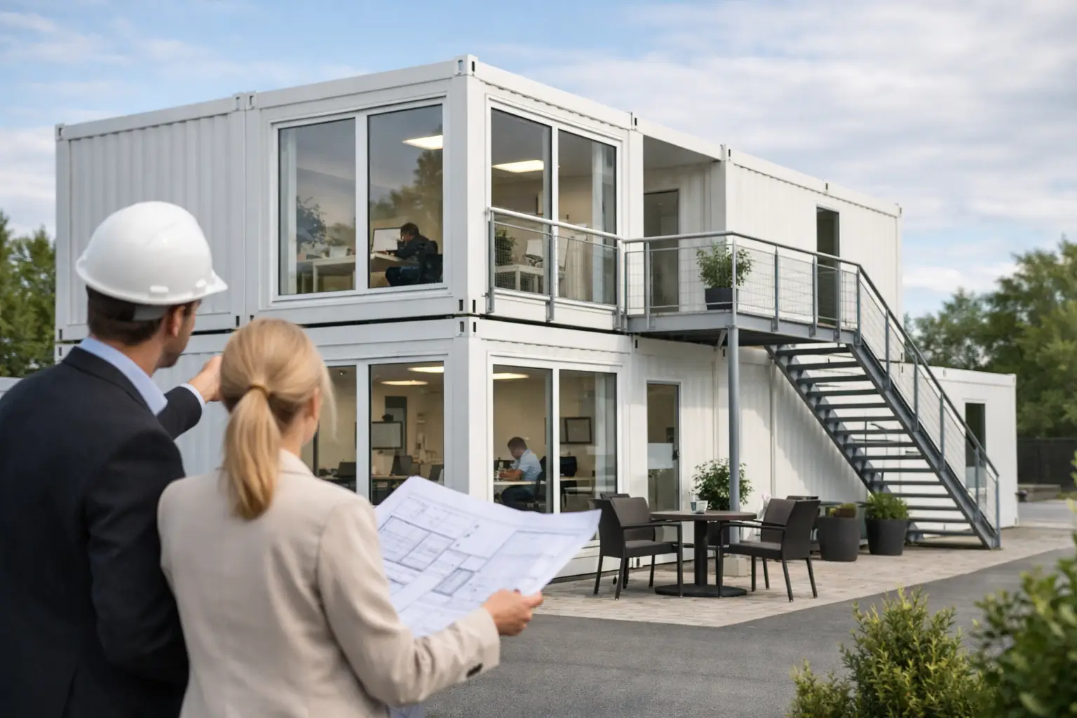 Containeranlage für Büros richtig planen